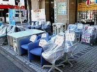 ﾘｻｲｸﾙｵﾌｨｽ家具　デスク　イス　ｷｬﾋﾞﾈｯﾄ